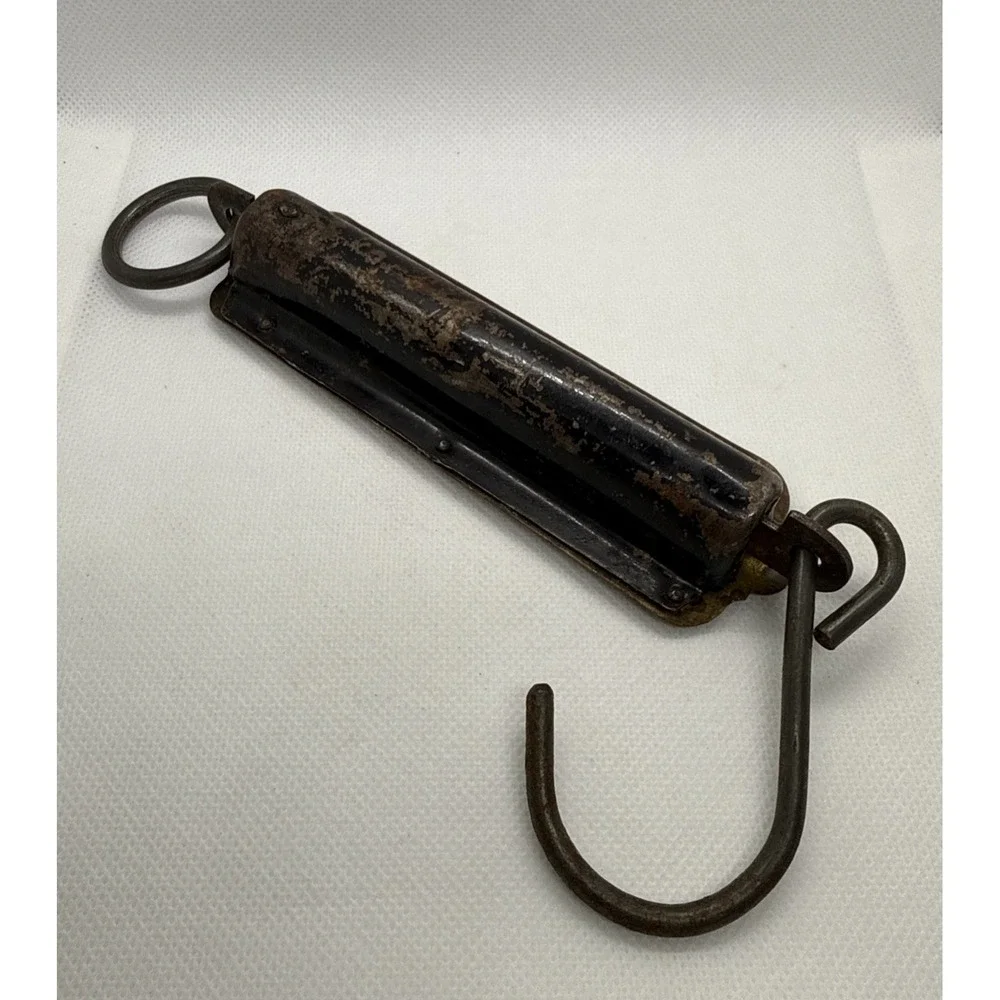 Vintage Hanging Scale Chatillon's Balance No 2 Spring Scale Brass 50 lb New York